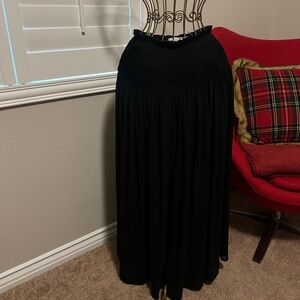 Sans Souci Black Sheer Maxi Skirt